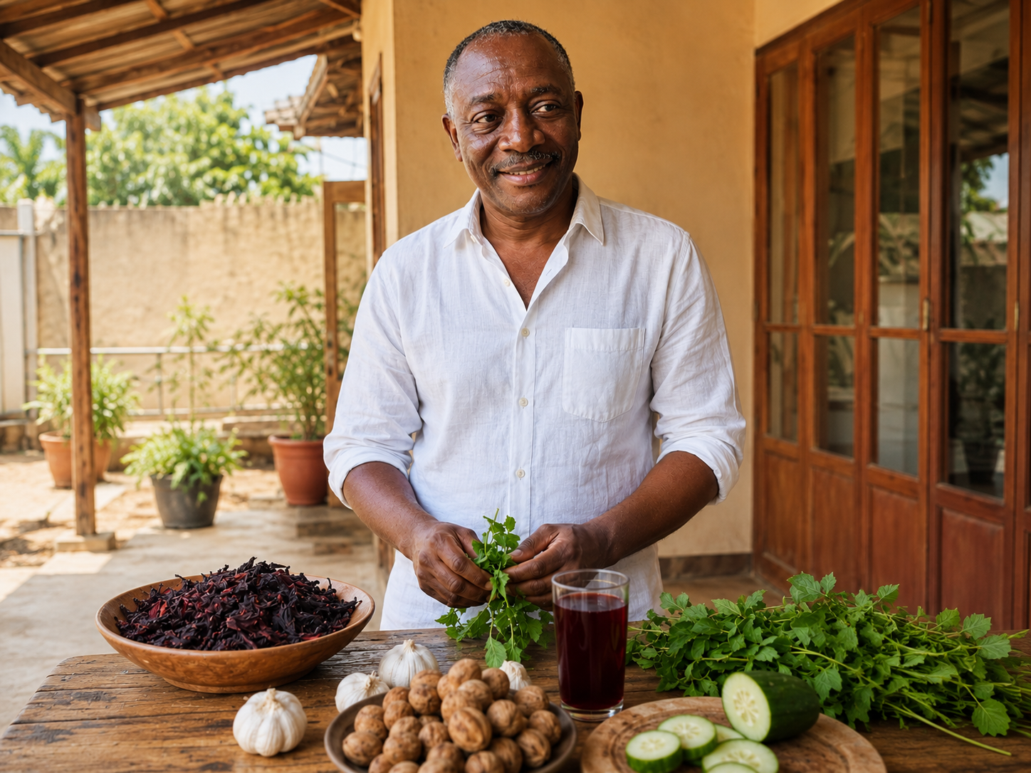 Emmy_Impact — with Nigerian herbs